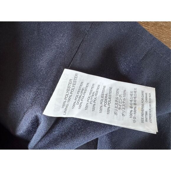 J Crew Navy Blue Flounce Dress Size Small - Picture 10 of 10